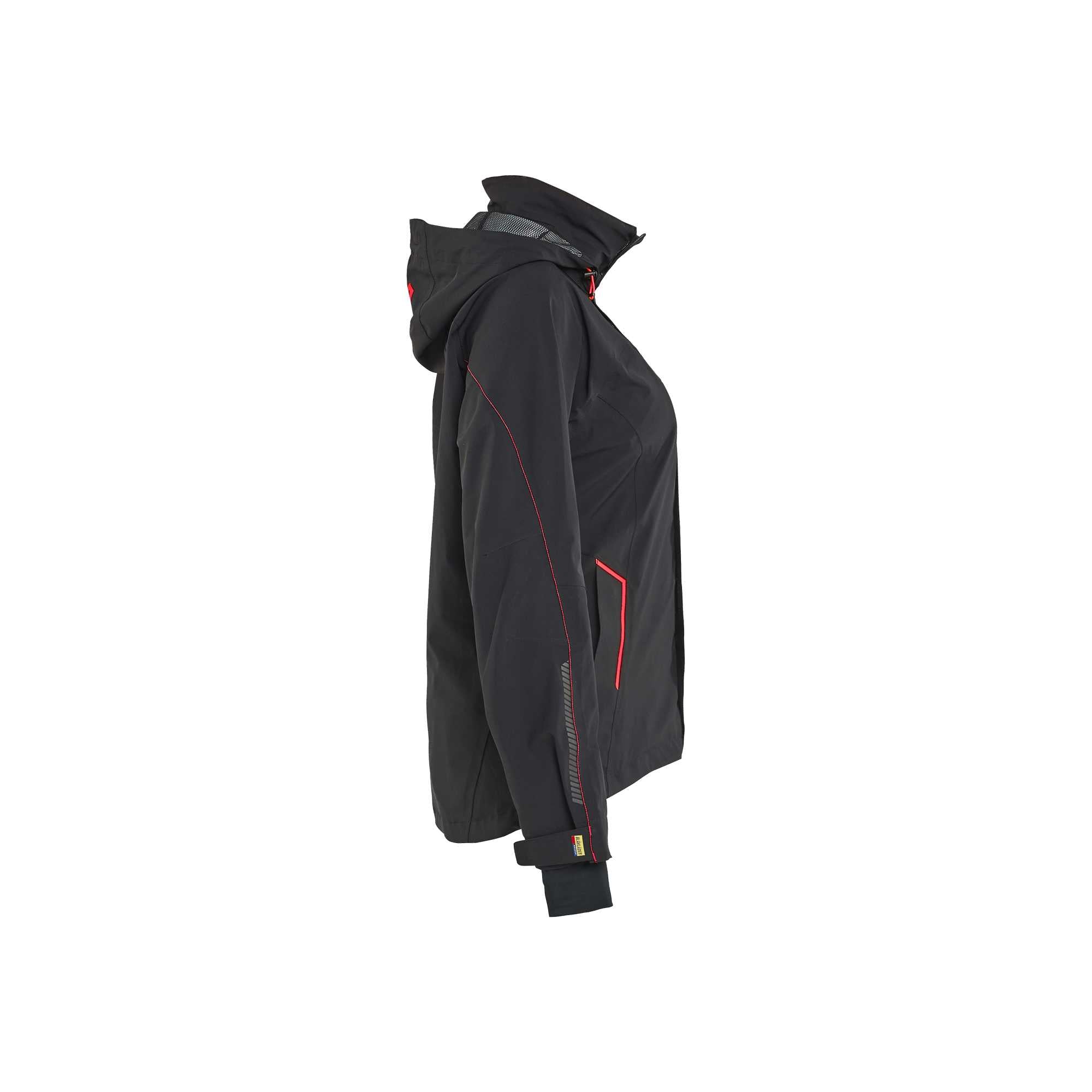 BLAKLADER 44031917 Women's Shell Jacket Stretch Hi Vis Reflective Shell Work Jacket WOMEN - Waterproof